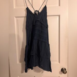 The Impeccable Pig Dark Blue Mini Dress